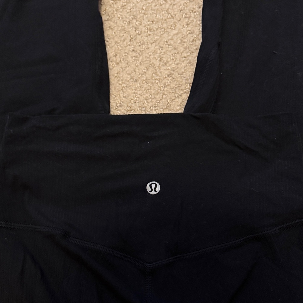lululemon athletica Ribbed Align Black Leggings 25 in - Picture 2 of 5